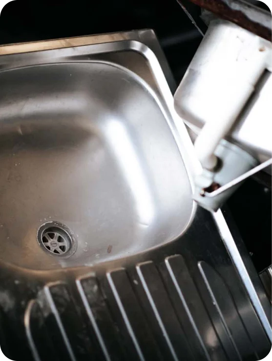 Recyclage evier de cuisine professionnel